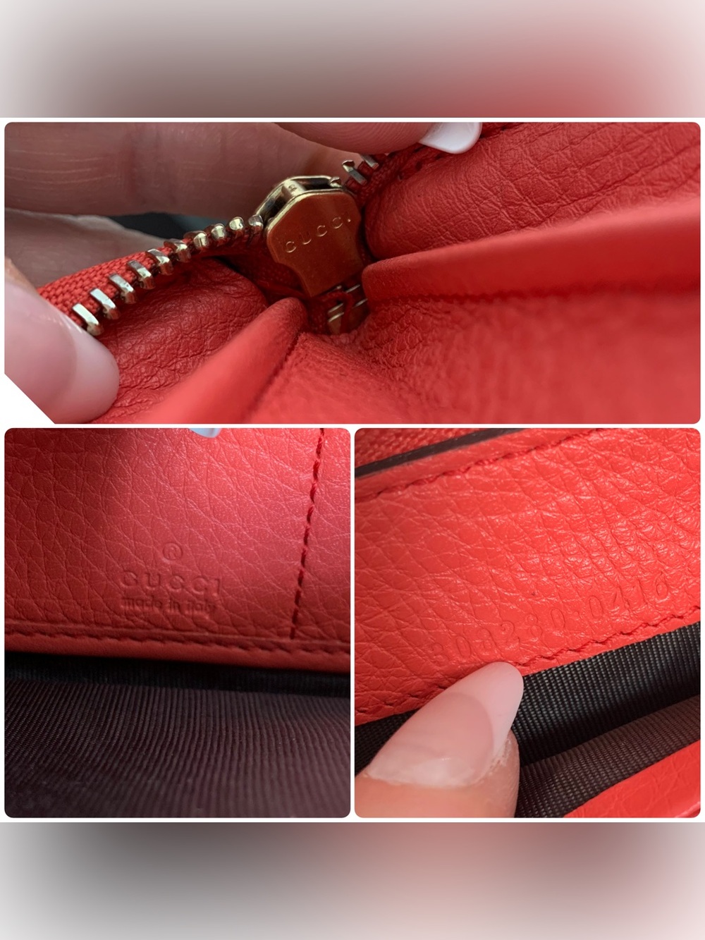 Authentic pink Gucci soho large zippy wallet. - Picture 13 of 14
